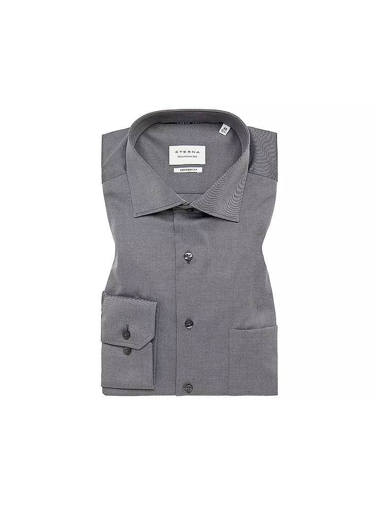 ETERNA Hemd Comfort Fit grau