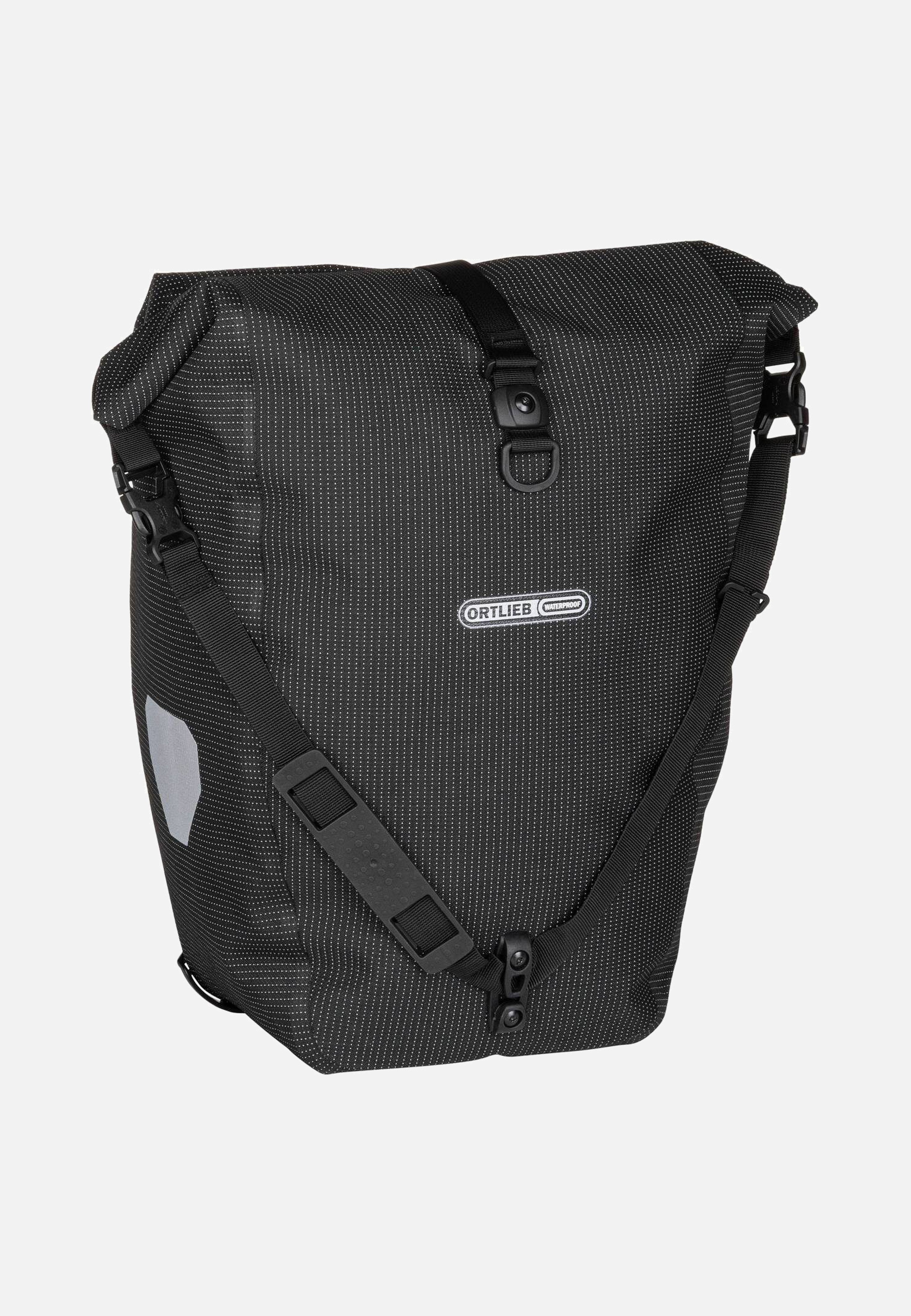 Back-Roller High Visibility Single QL3.1 Black Reflective - Fahrradtasche