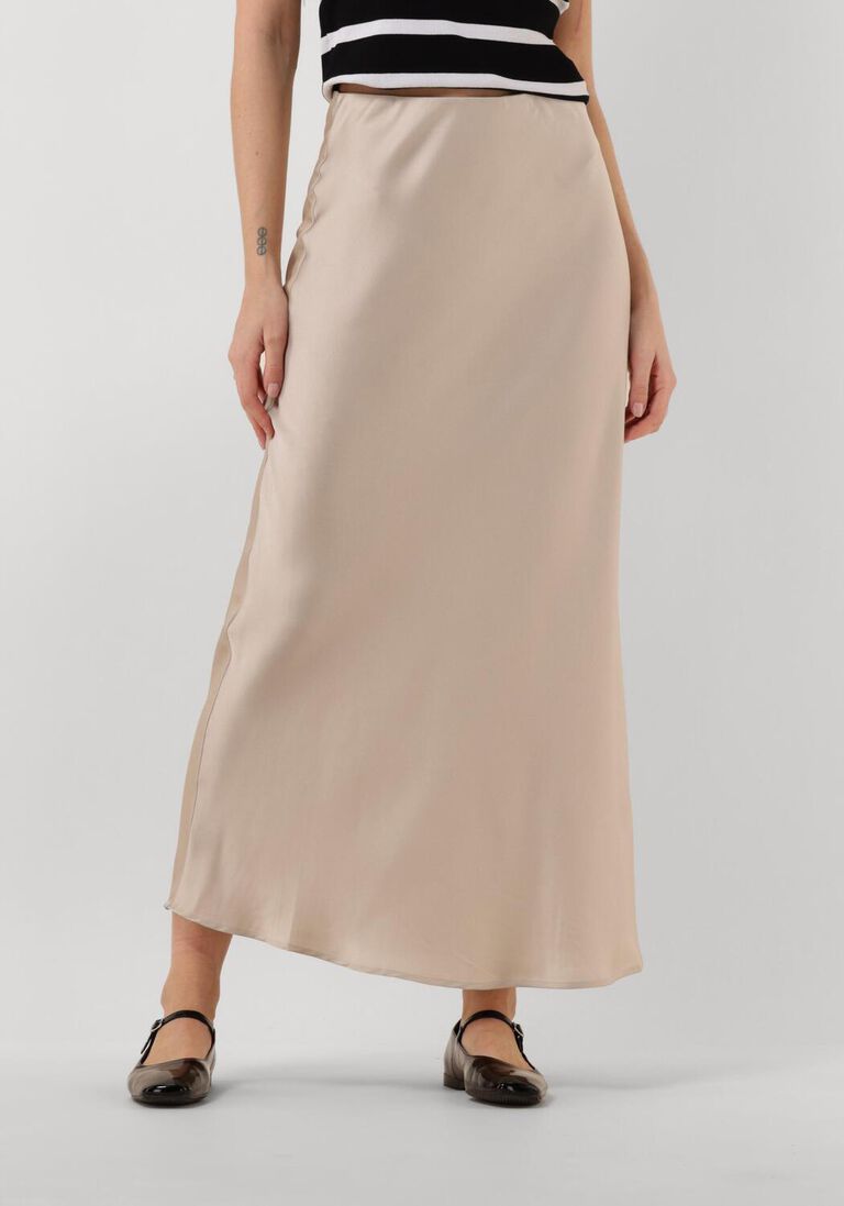 BRUUNS BAZAAR beige bruuns bazaar midirok acacia bbjoanelle skirt