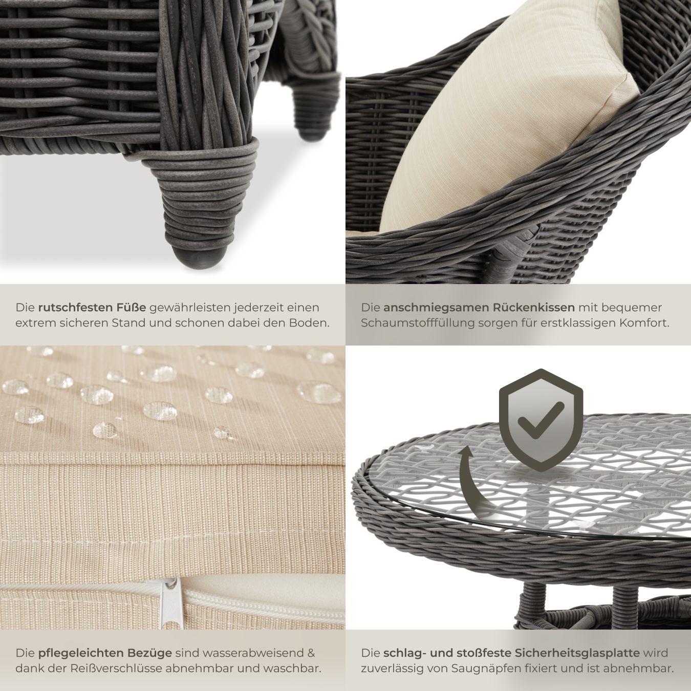 Rattan Sitzgruppe Zürich