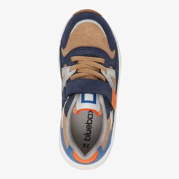 Blue Box jongens sneakers met blauw/oranje details