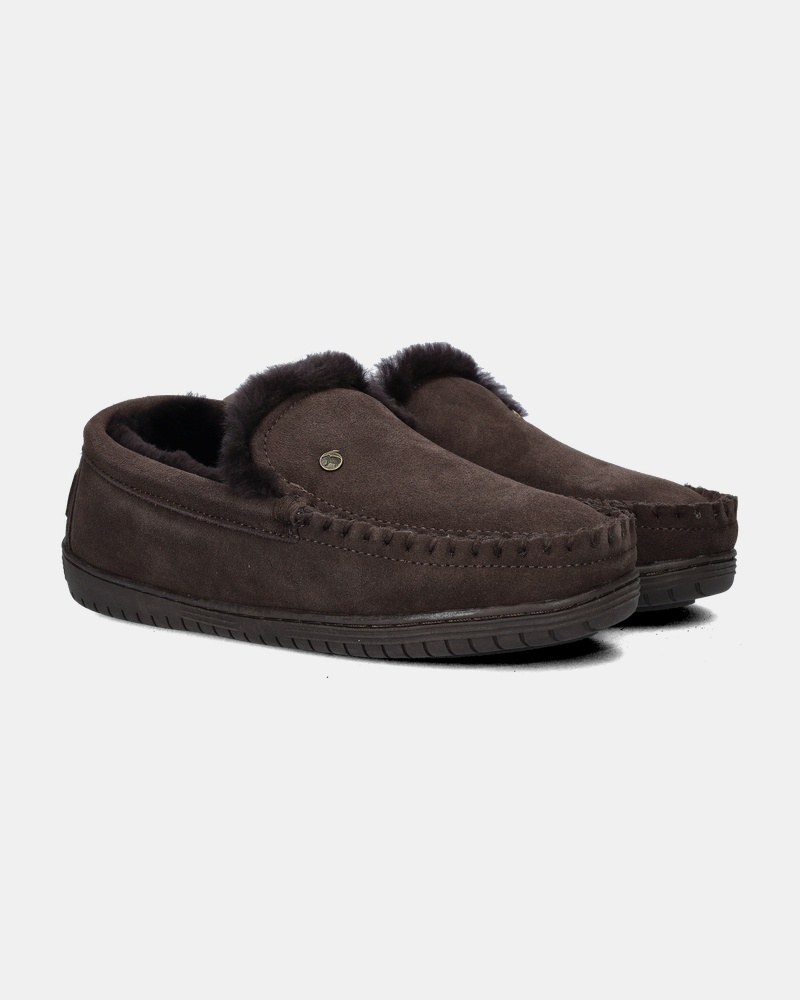 Warmbat Australia Grizzly Pantoffels  - bruin