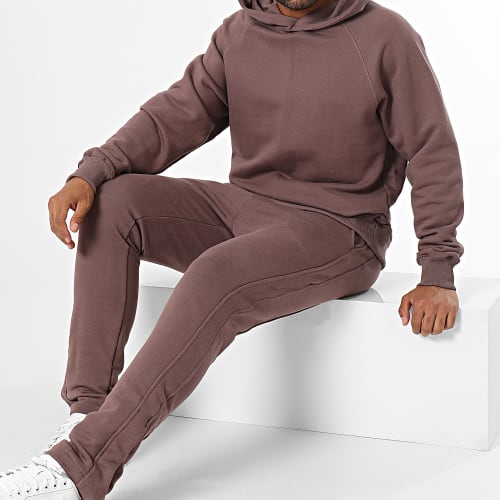 Ensemble De Survetement Marron Prune