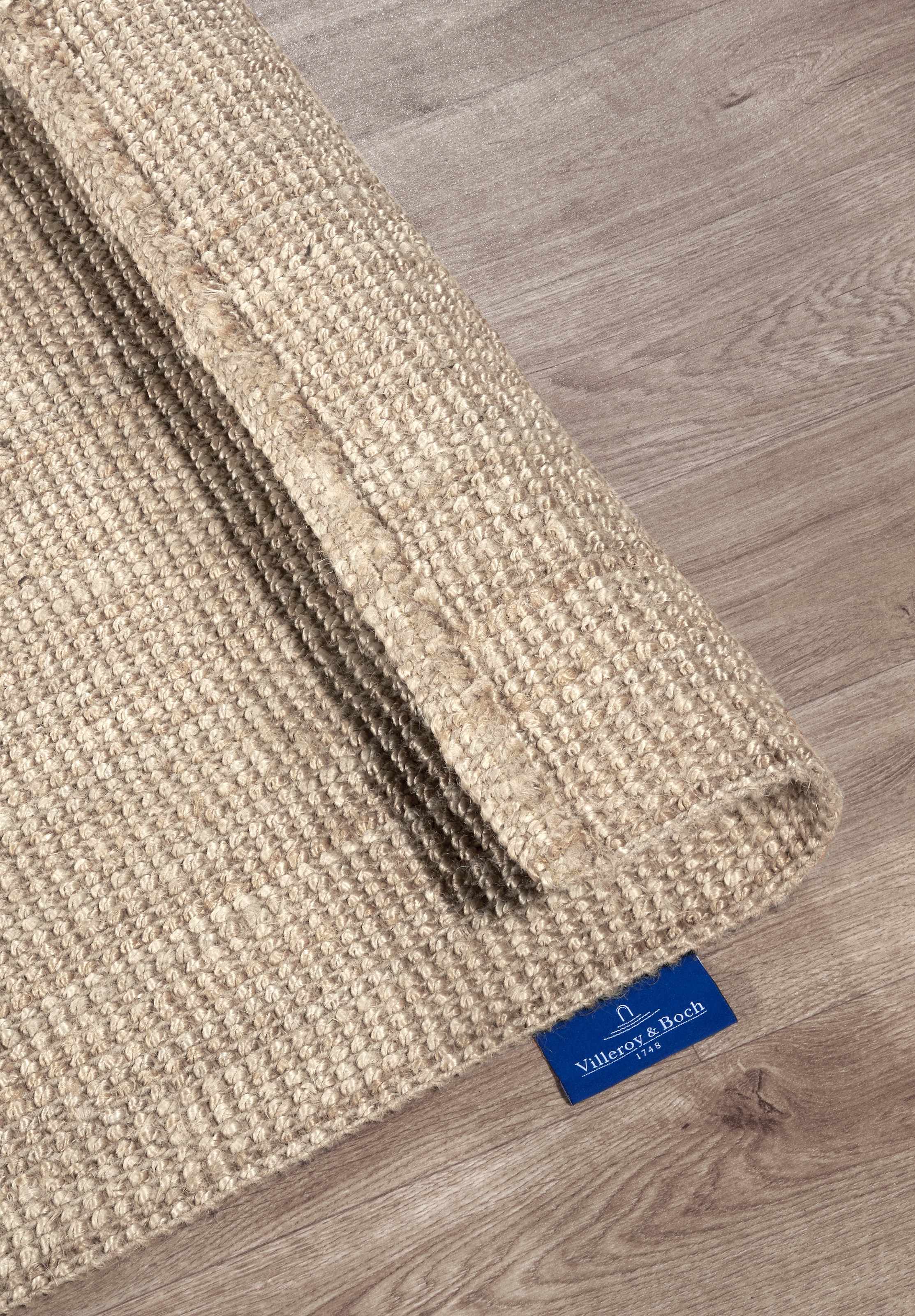 Villeroy & Boch Teppich »Rosalie Juteteppich« rechteckig 10 mm Höhe Läufer, 100% Jute, Natur, Wohnzimmer, Esszimmer, Schlafzimmer, GRS