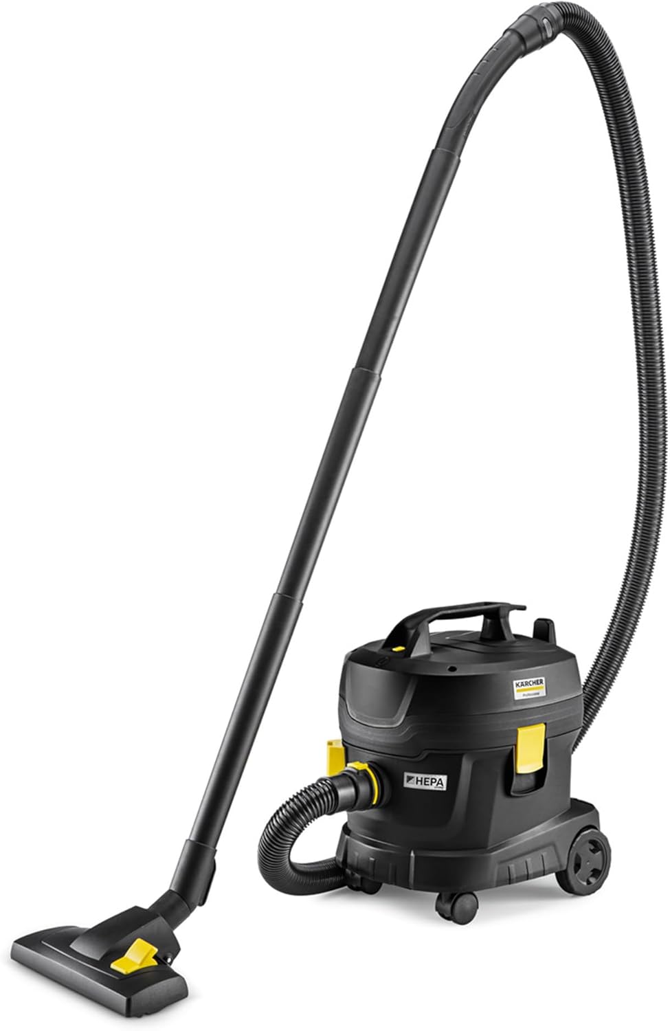Kärcher Sauger T 11/1 Classic HEPA Re!Plast, leichter Staubsauger, Behälter: 11 l, Leistung: 850 W, Schalldruckpegel: 61 db(A), Gewicht: 4,2 kg, Kabel: 7,5 m, HEPA-14-Filter, Behälter mit Rezyklat