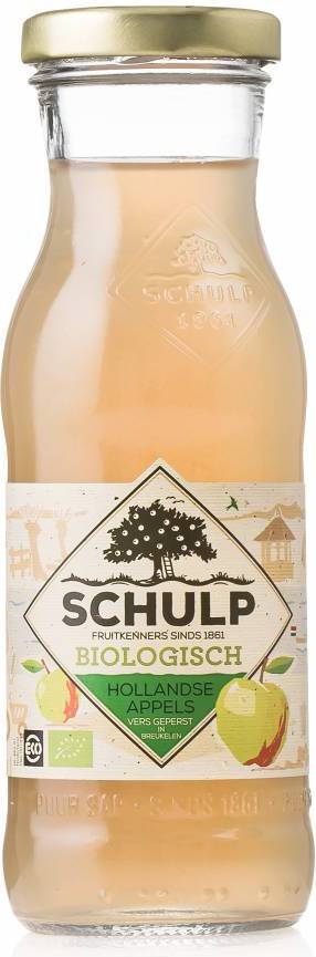 Schulp bio appelsap 200 ml