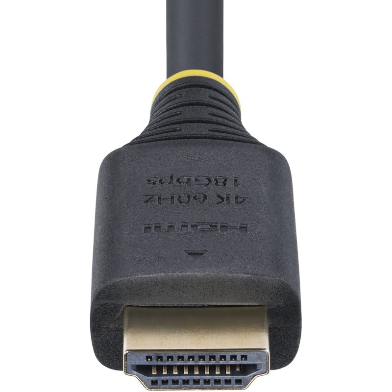 StarTech.com Câble HDMI Haut Débit de 4m Certifié Premium, 4K 60Hz/1440p 144Hz, HDR10/HDCP 2.2/ARC, 18Gbps, Cordon HDMI 2.0 UHD pour TV/Moniteur/Affichage, Gaine TPE