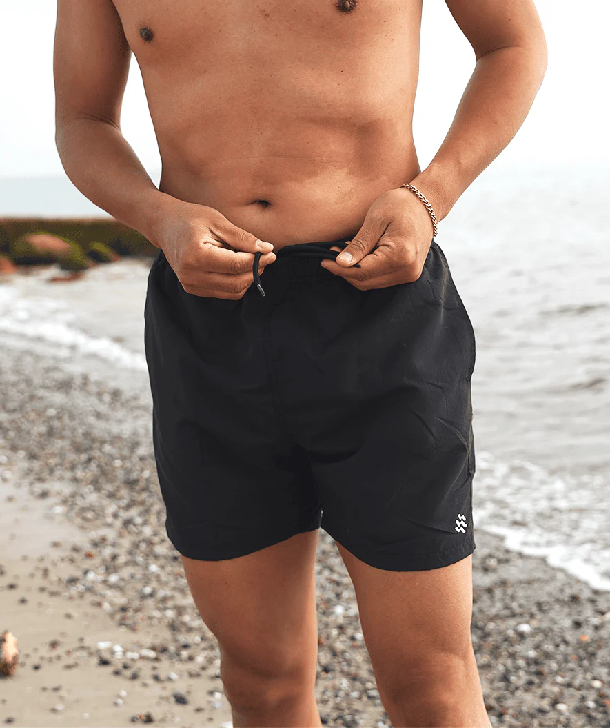 Watery badeshorts til mænd - Waverly - Sort