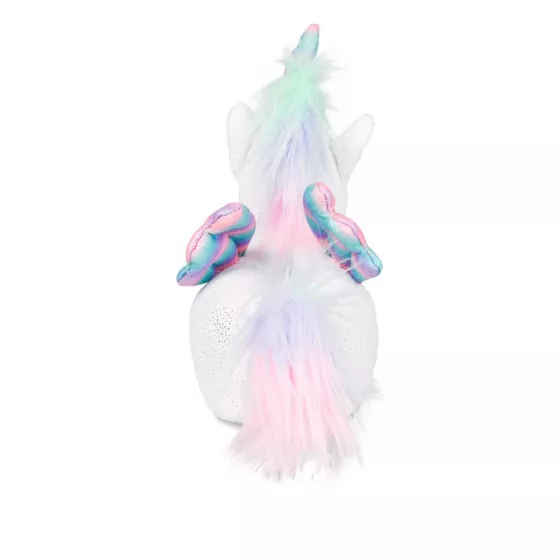 Chaussons peluche licorne BLANC LOVELY SKULL