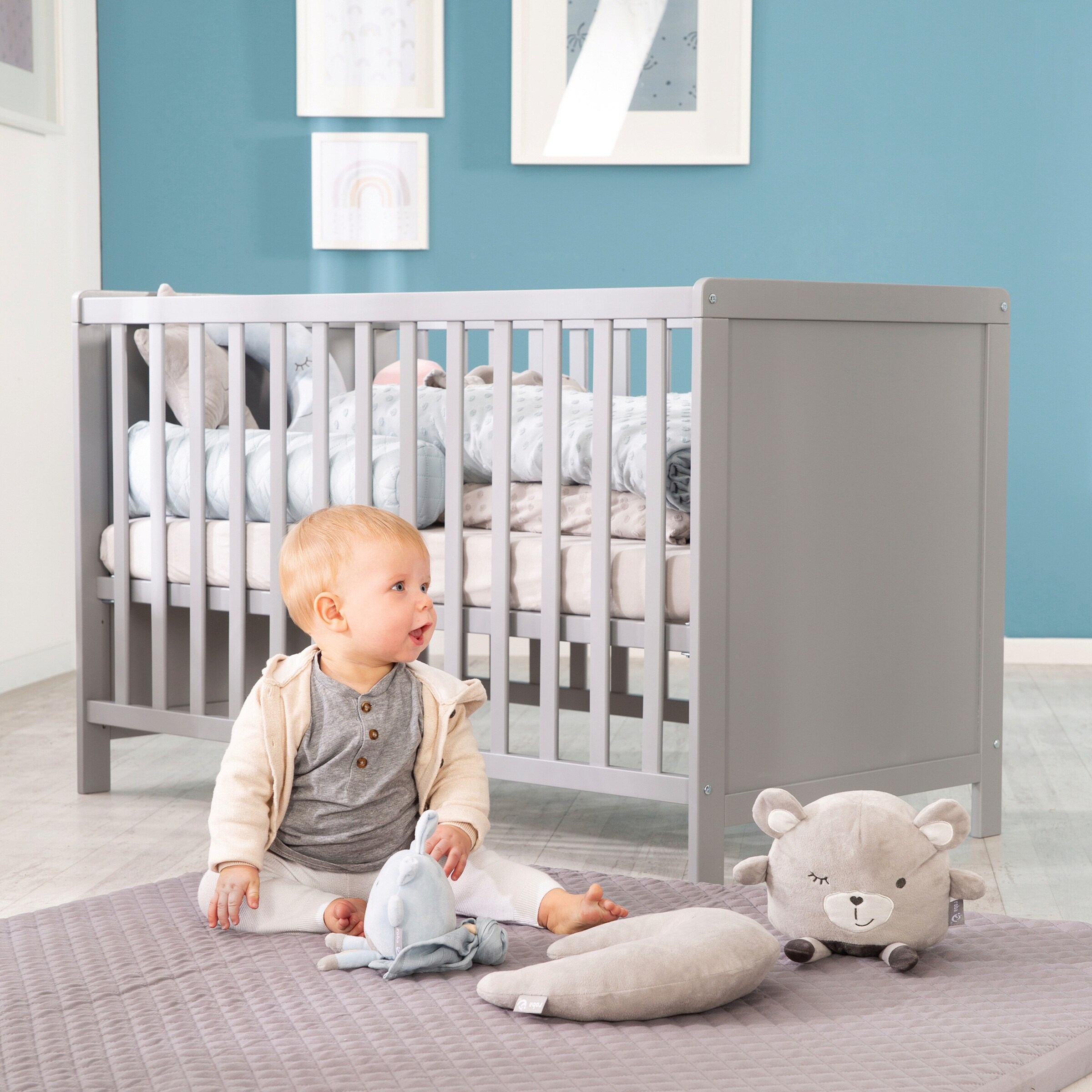 roba Beistellbett, 60 x 120 cm mit Matratze Universal