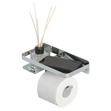 Tiger toiletrolhouder Caddy Chroom