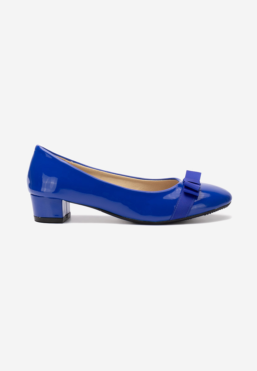 Chaussures à petit talon bleus Carasca