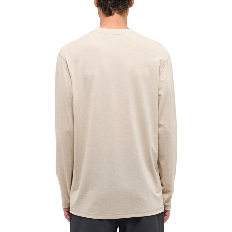 Haglöfs Kaise Wool LS Tee Men Chalk Beige