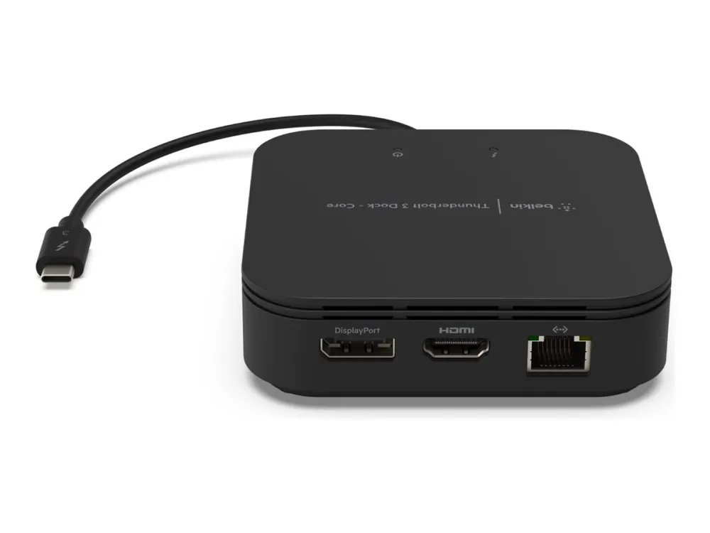 Belkin Thunderbolt 3 Dock Core - Dockingstation - Thunderbolt 3 - HDMI, DP - 1GbE