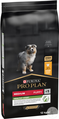 Pro Plan Healthy Start Pour Renforcer L'Immunité Croquettes Pour Chiot Medium Poulet 12kg
