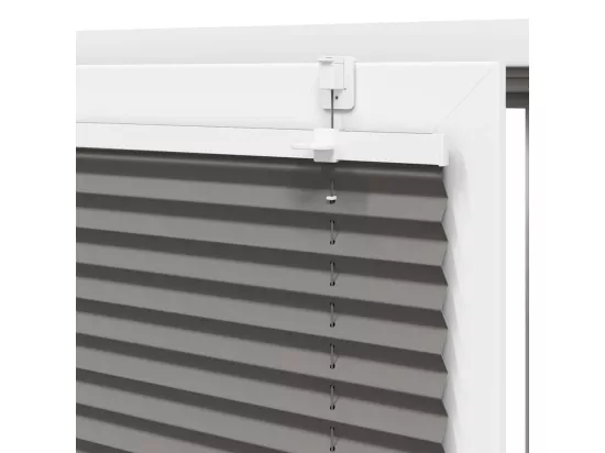 Store plissé anthracite 120x150 cm largeur du tissu 119,4 cm