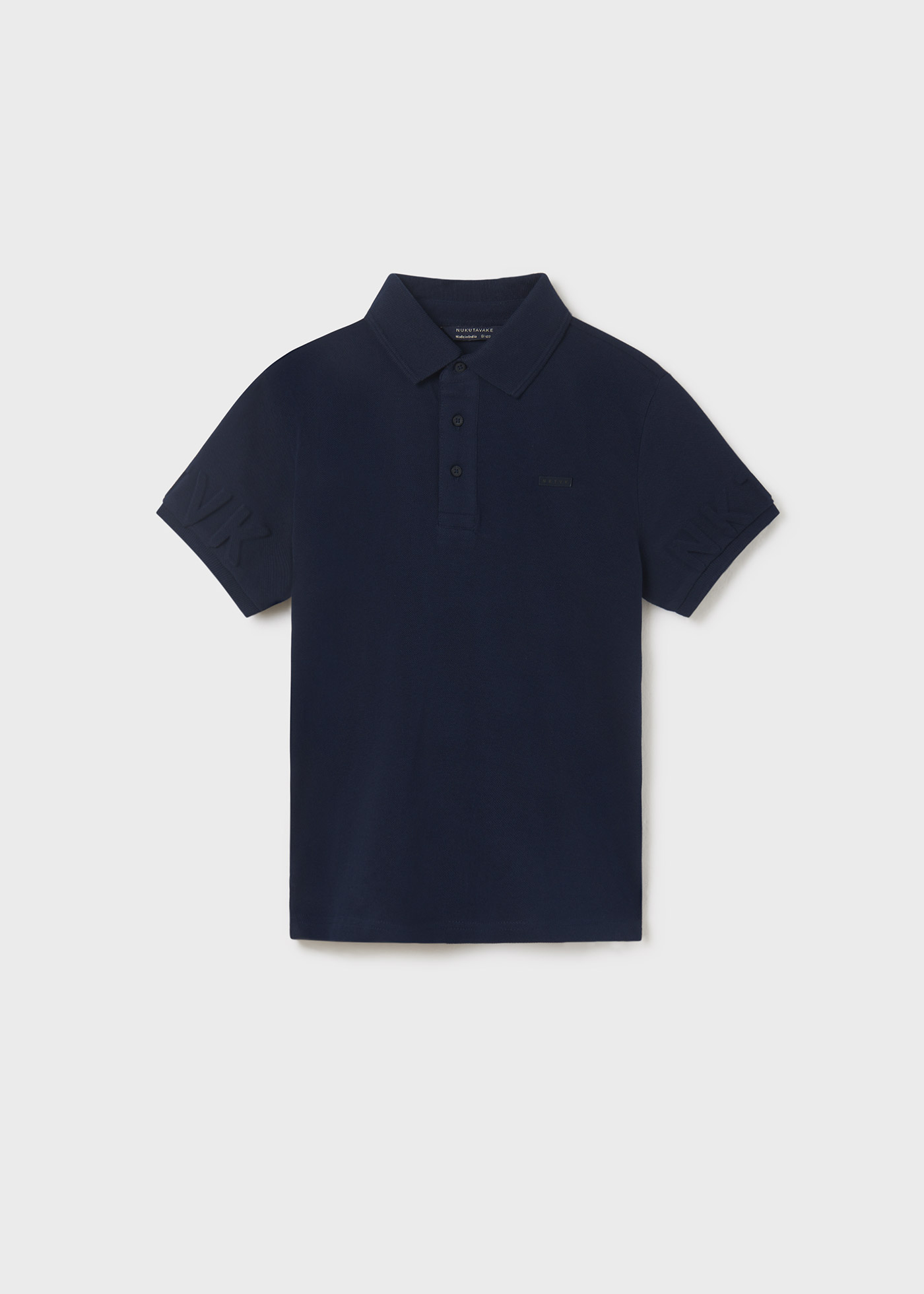 Camisa polo de algodão sustentável para meninos