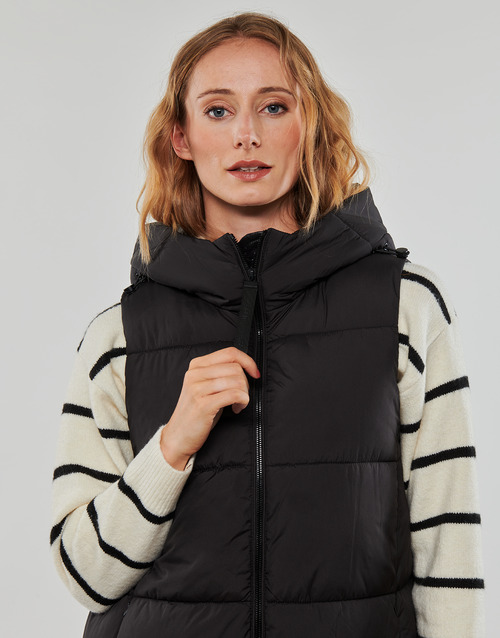 Esprit - LOGO COSY PUFFER - Noir