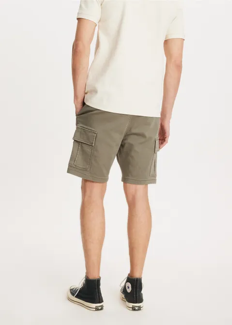 Cargo shorts met strik groen (GRN.O.D)