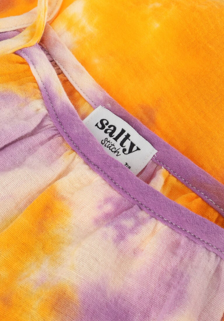 Salty Stitch oranje salty stitch jumpsuit jumpsuit - baby cotton tie dye