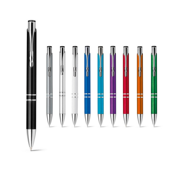 hi!dea 81182 - Stylo à bille en ABS avec clip en métal