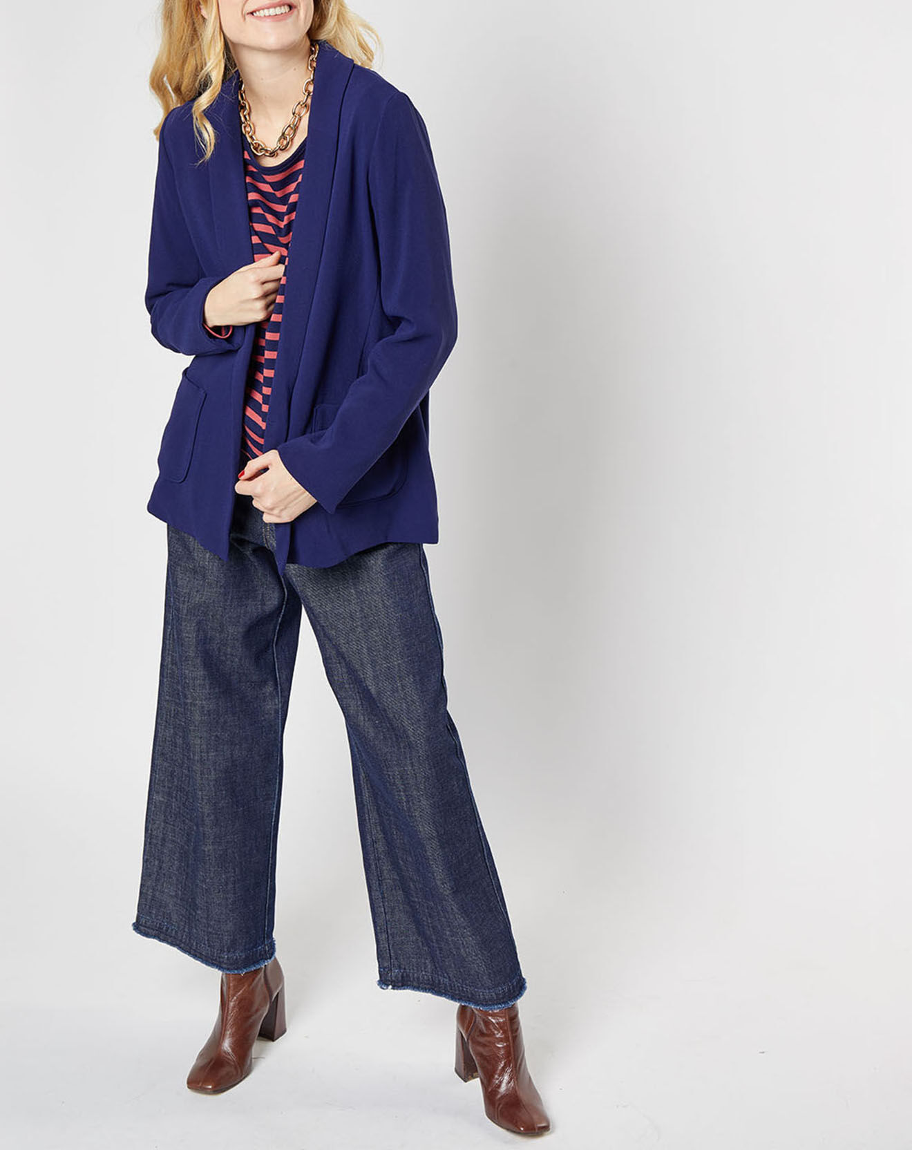 Karl Marc John Veste blazer Victorine bleu marine