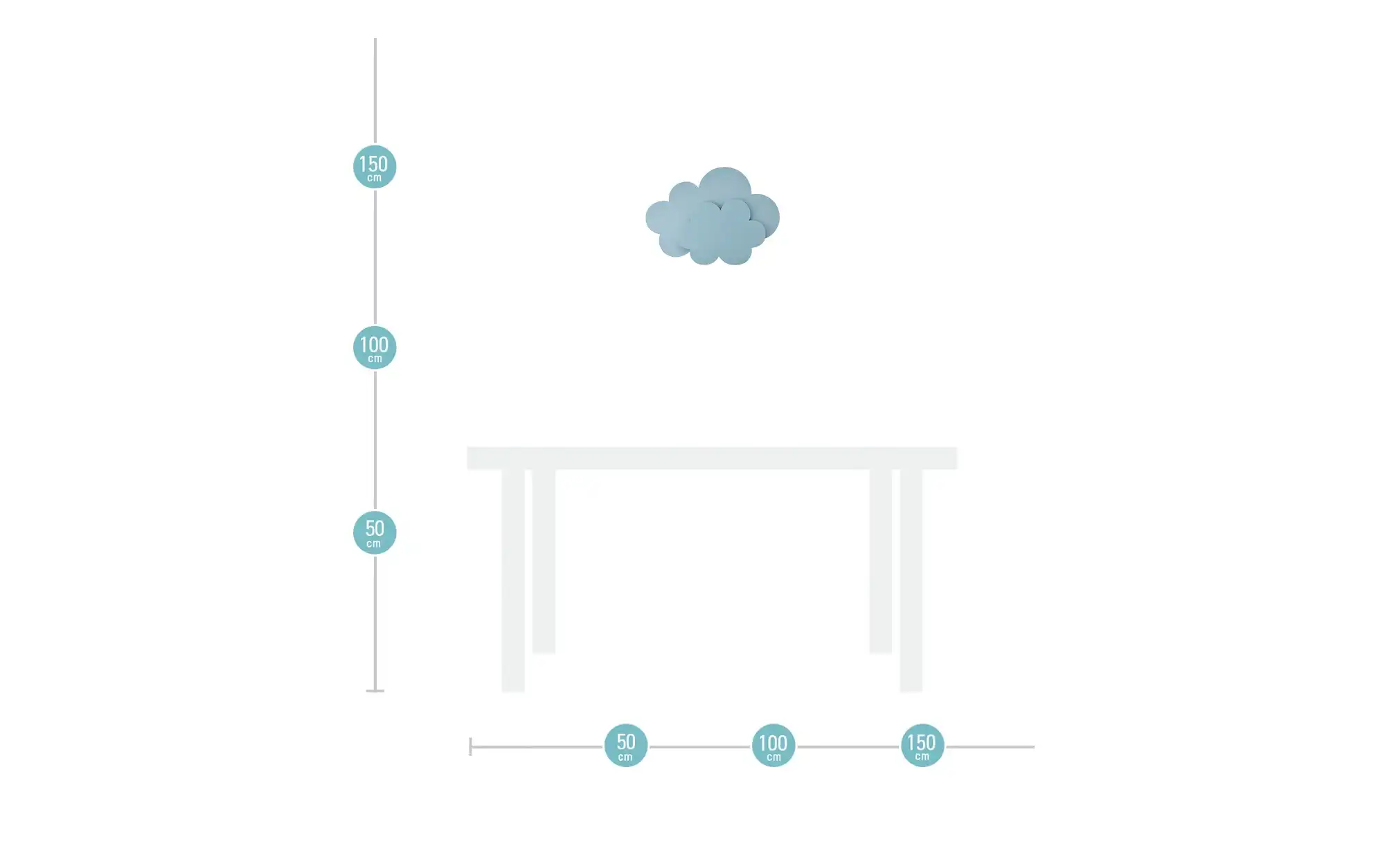 Wandleuchte Wolke