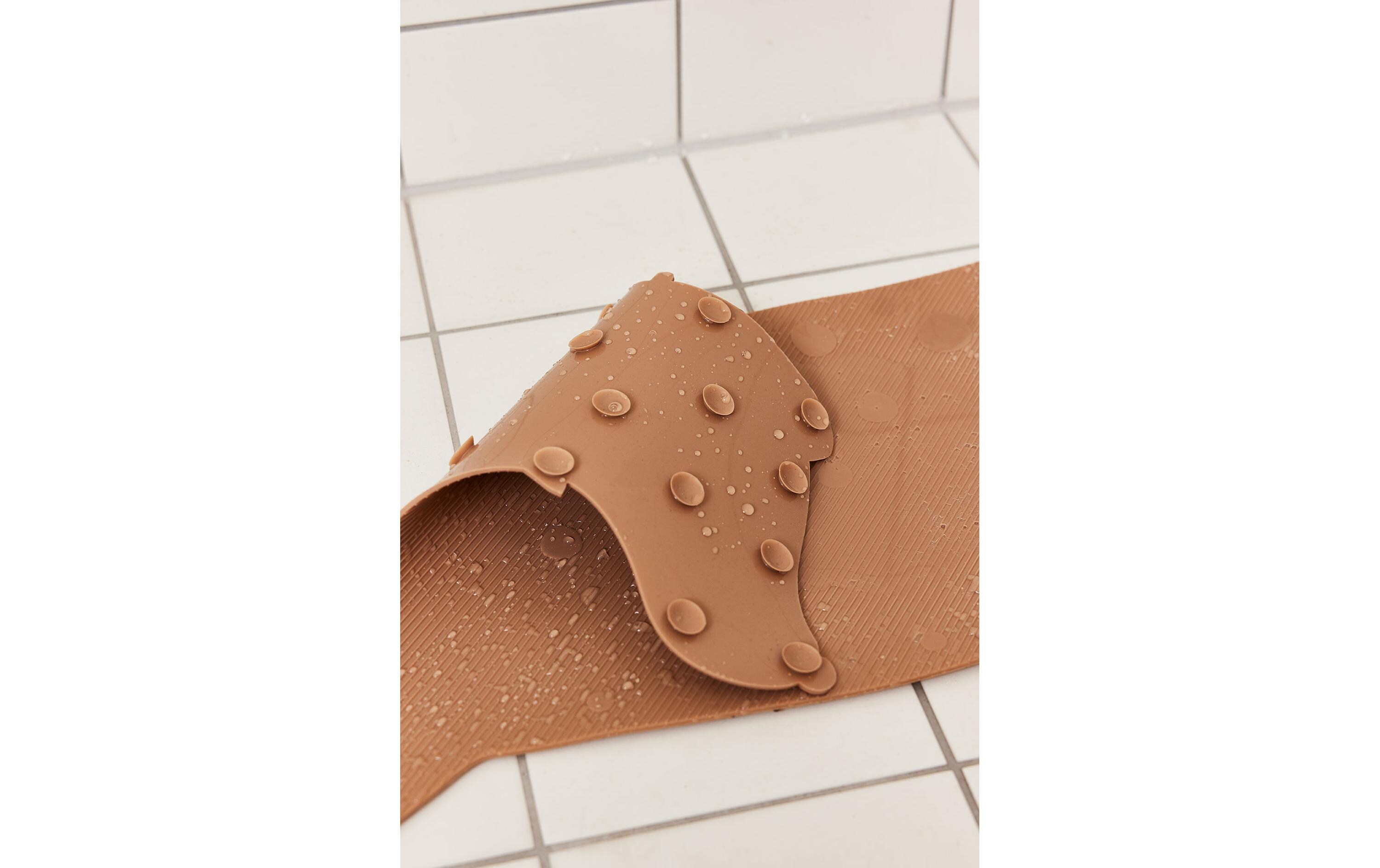 Badewanneneinlage Hunsi Dog BraunSilikonmatte im Hund Design