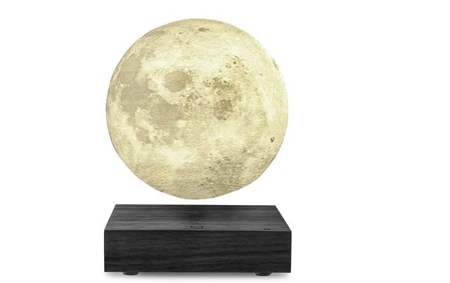 LED Dekofigur »Gingko LED Smart Moon« Holzart: Esche, Walnuss (China)
