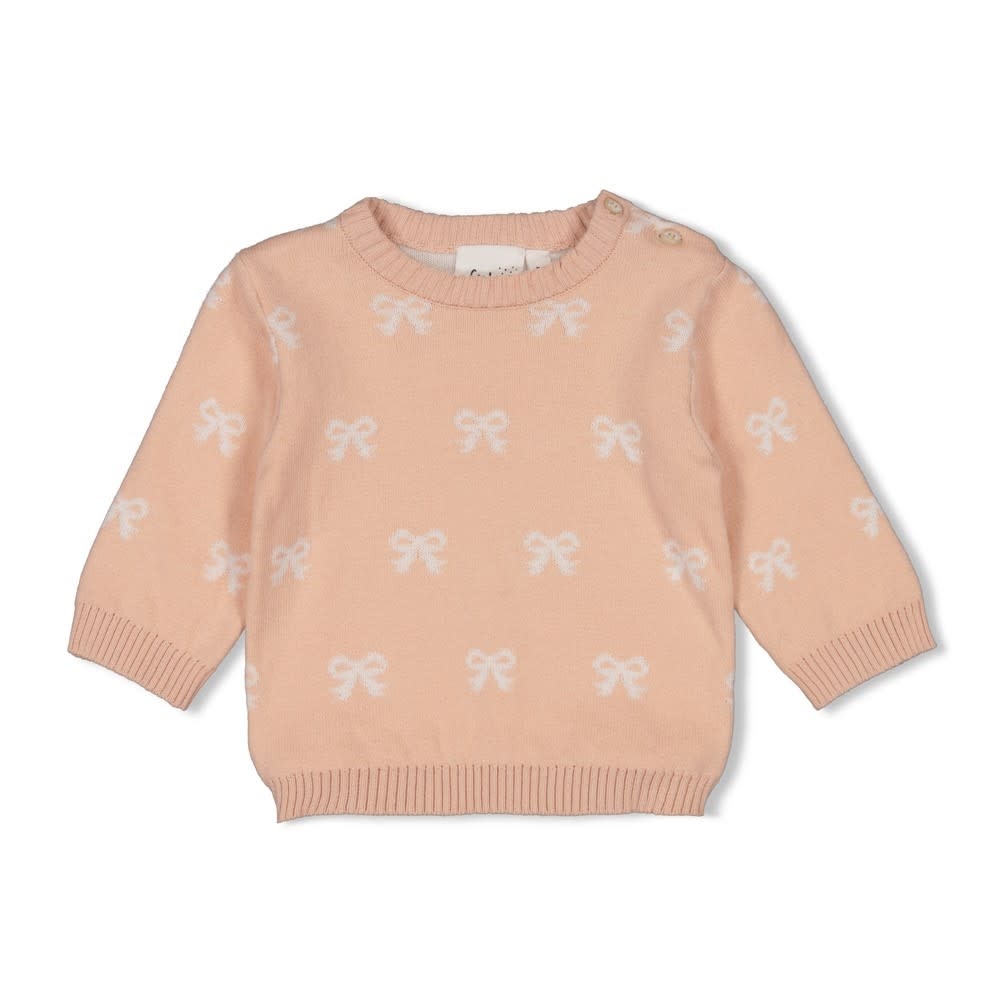 Feetje Feetje sweater gebreid ao - The Knits roze
