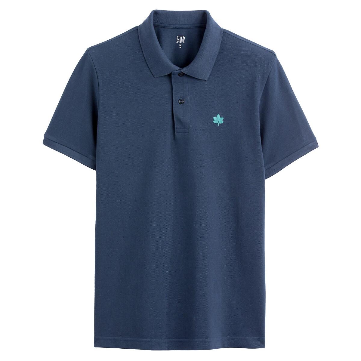 COLEÇÕES LA REDOUTE<br>Camisa polo de manga curta, bordada, Signature