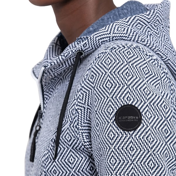 Veste polaire randonnée ICEPEAK ADRIAN MIDLAYER JACKET W BLEU FONCE