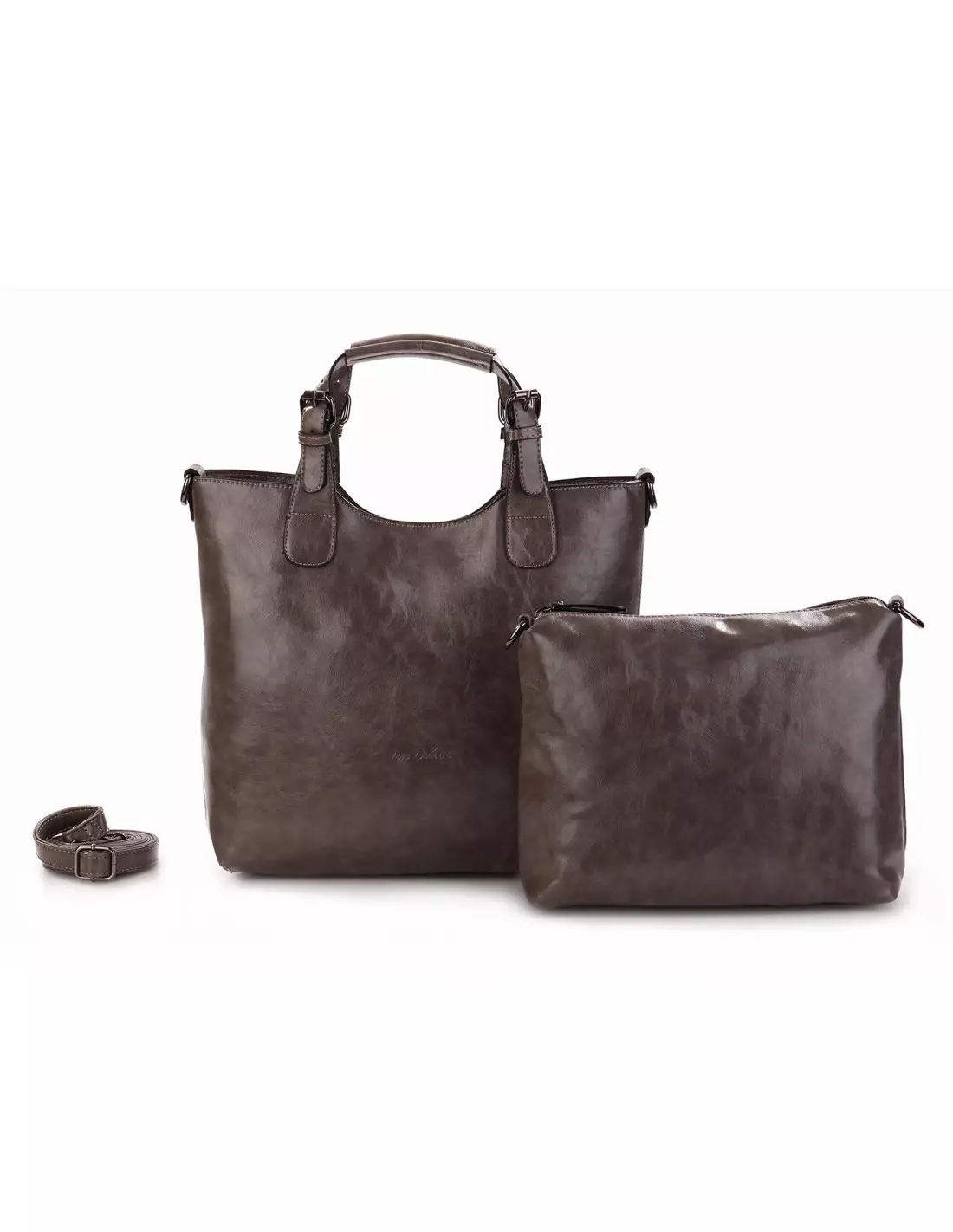 INES DELAURE 168168 - Sacs & maroquinerie Gris