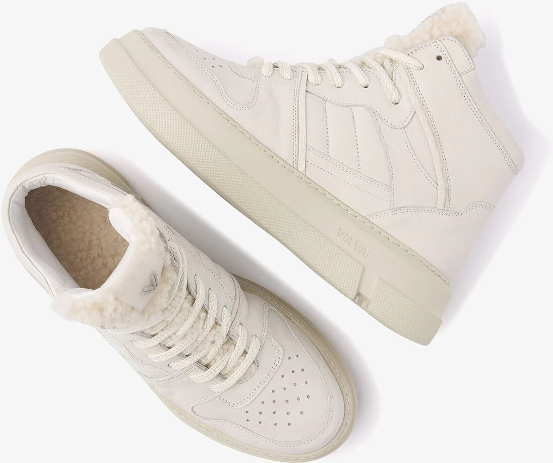 VIA VAI beige via vai hoge sneaker blue matt