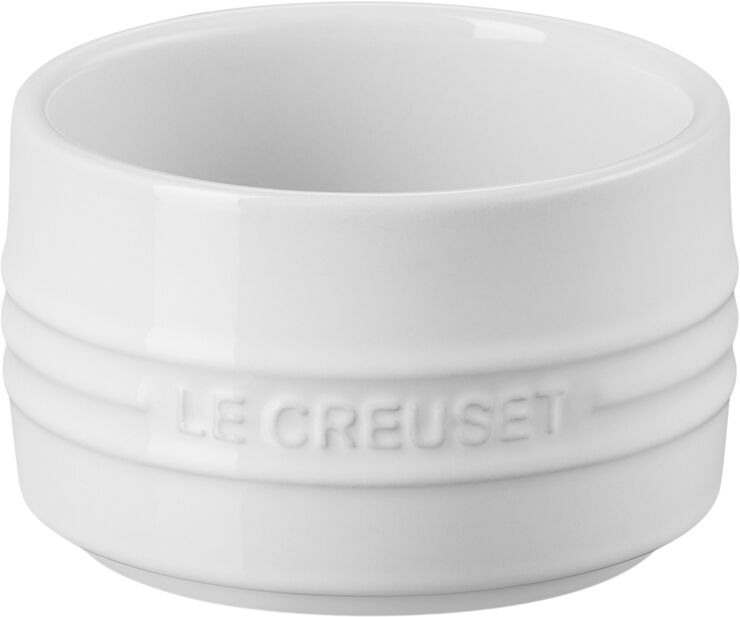 Le Creuset Ramekin m/lige sider 0,2L White White