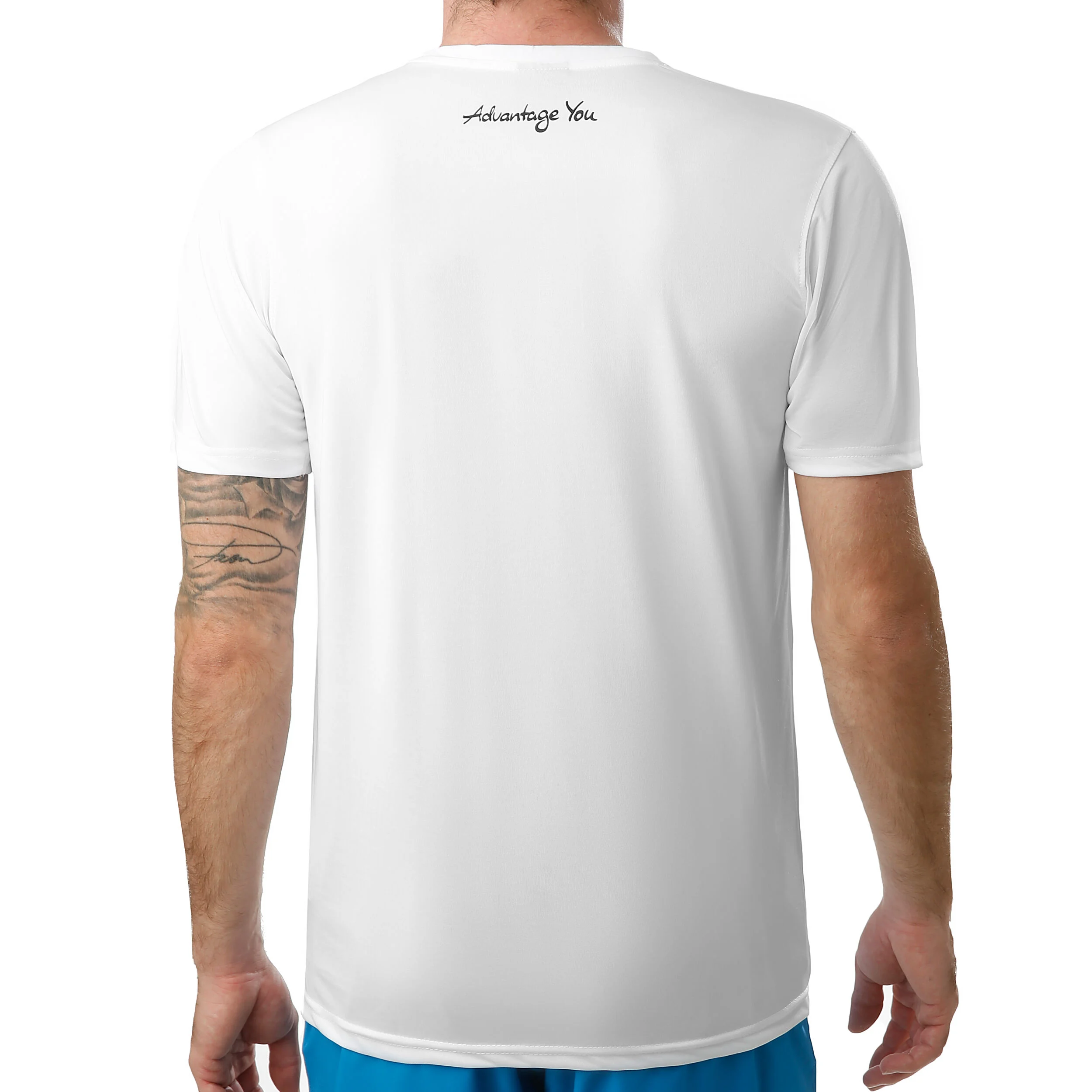 Tennis-Point Basic Function T-shirt Hommes - Blanc , Noir