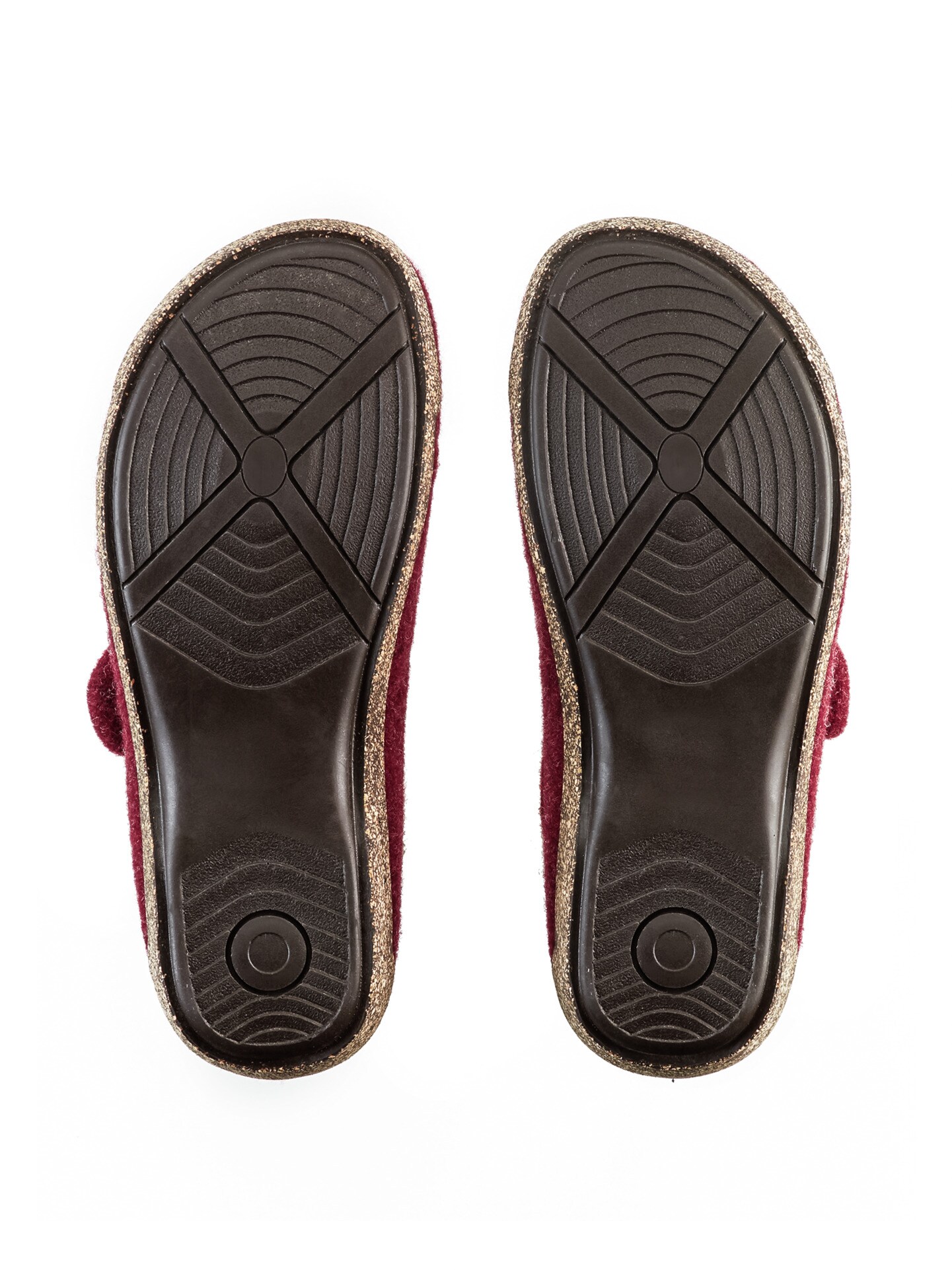 Filz-Klettslipper Federleicht