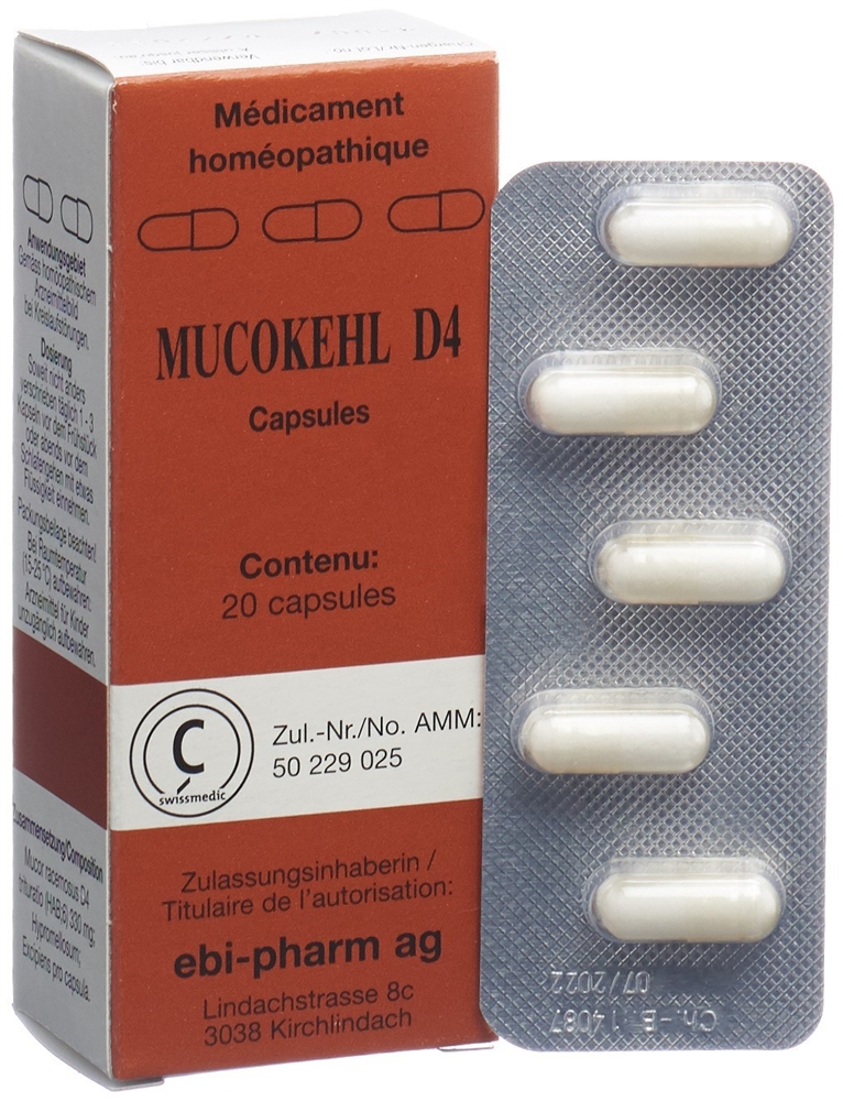 MUCOKEHL Kaps 4 D Blist 20 Stk