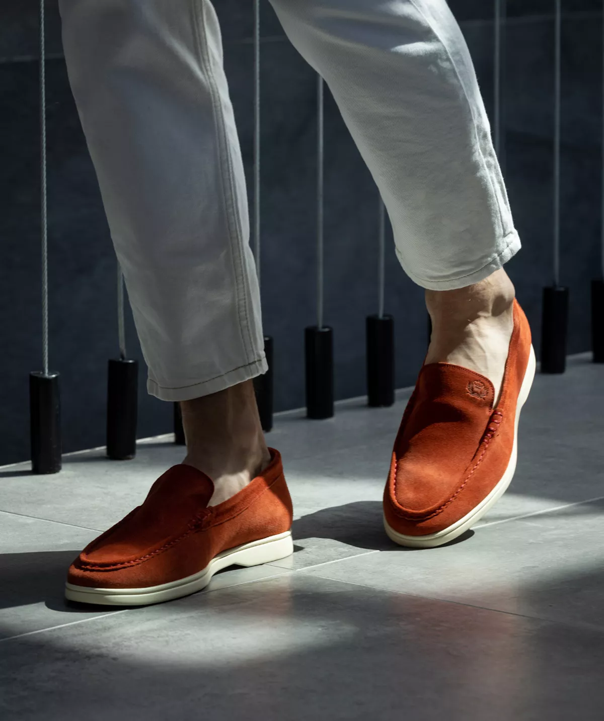 Mocassin MONACO Daim Brique