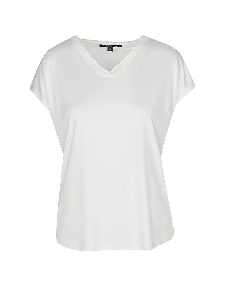 COMMA T-Shirt weiss