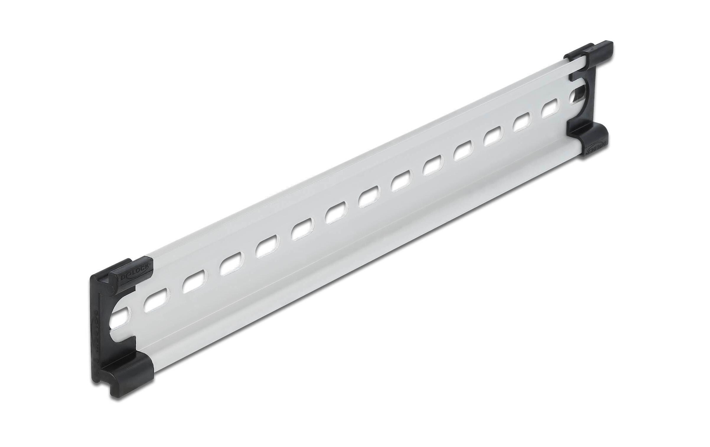Hutschiene/DIN Rail 35 x 7.5 mm, 25 cm aus AluminiumDelock Hutschiene 35 x 7,5 mm (25 cm) Aluminium