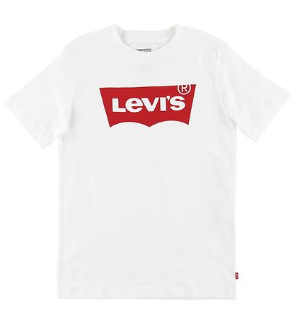 Levis T-Shirt - Batwing - Weiß mit. Logo