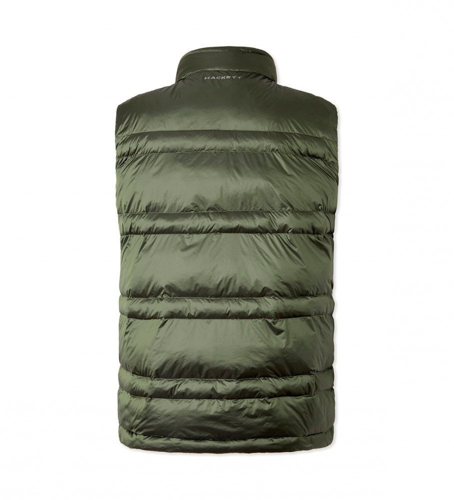 Colete verde Hackett HS Feather Gilet