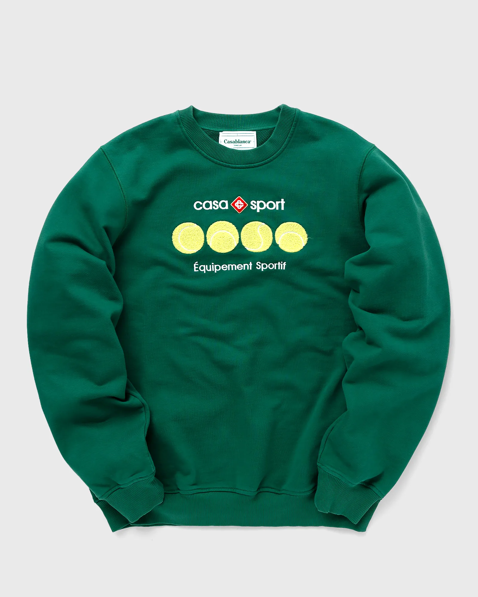 Casablanca CASA SPORT TENNIS BALLS CHENILLE EMBROIDERED SWEAT
