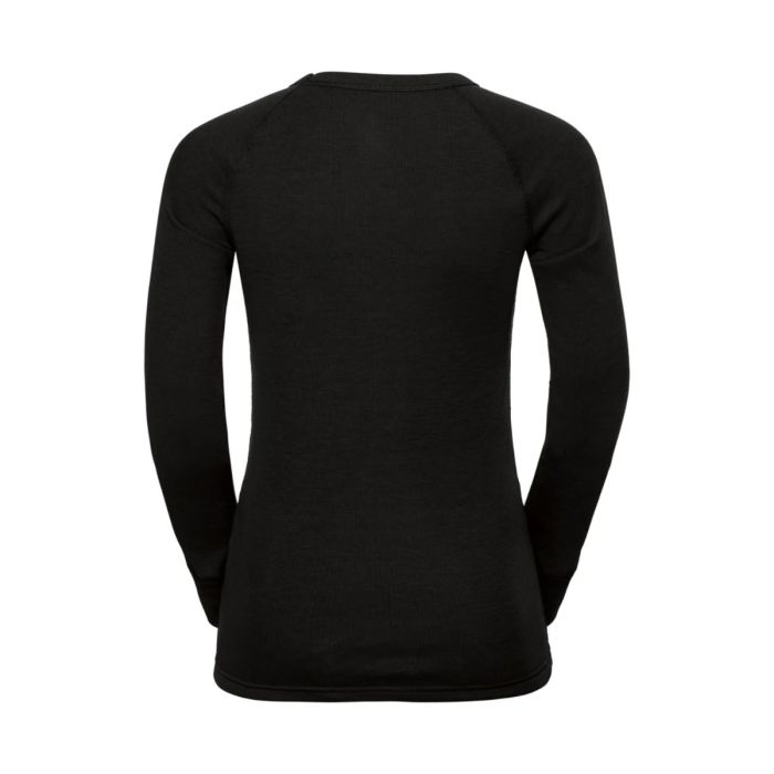 Odlo Junior Trøjer Crew Neck Warm LS Tee Sort