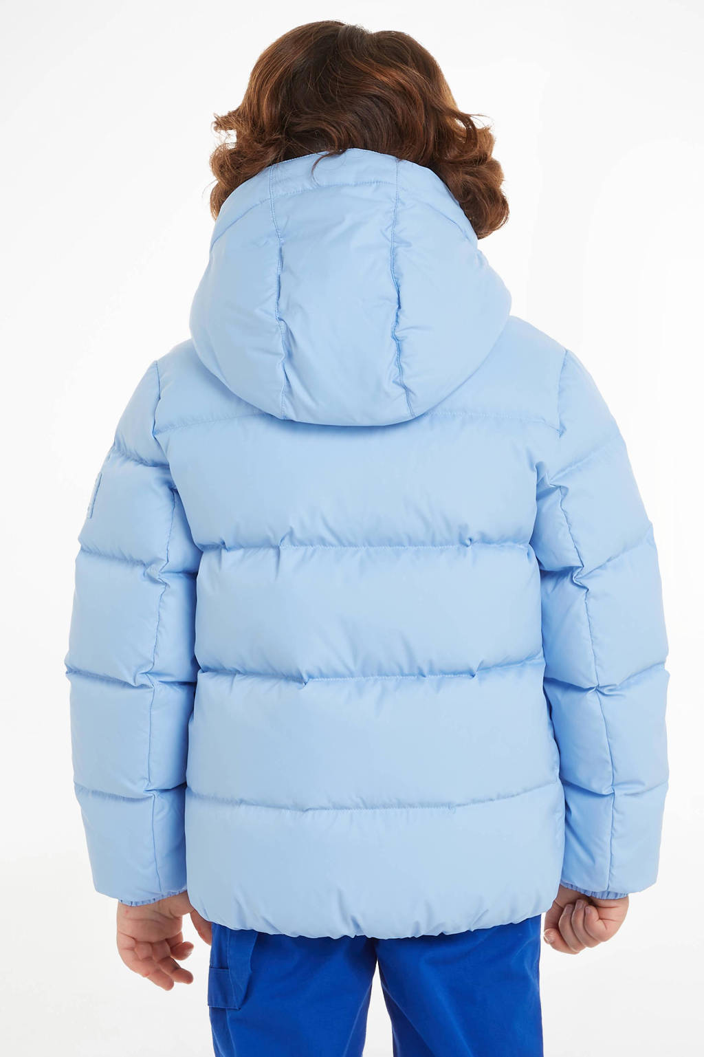 Tommy Hilfiger gewatteerde winterjas ESSENTIALlichtblauw