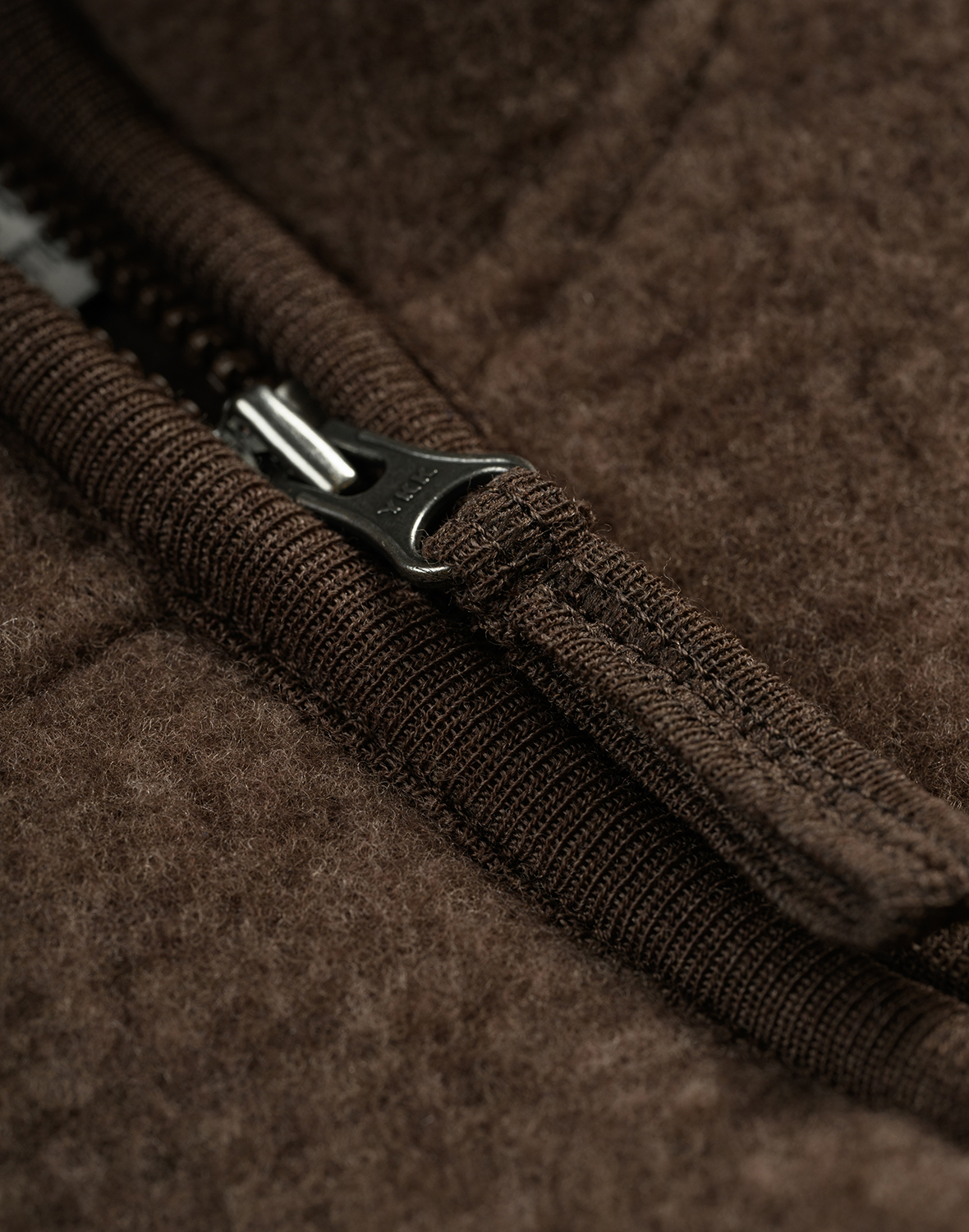 Trui met rits van merinowolfleece voor kinderen