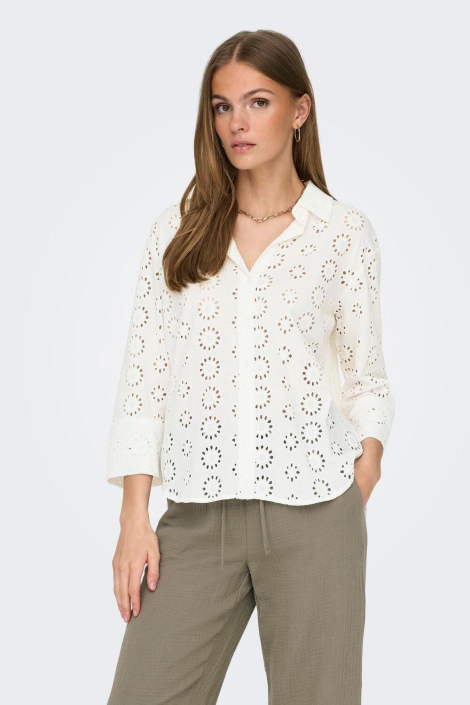 Jacqueline de Yong beige dames blouse