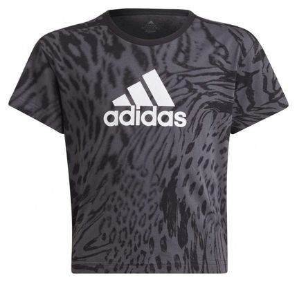 T-shirt regular en coton à imprimé animal hybride fille adidas Future Icons