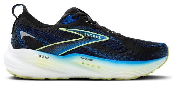 Chaussures Running Brooks Glycerin 22 Noir/Bleu/Jaune Homme